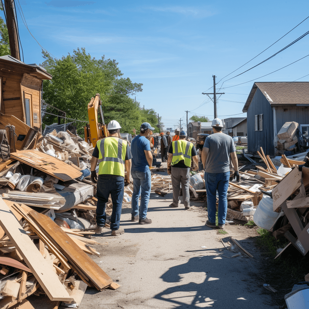 Efficient construction debris removal service