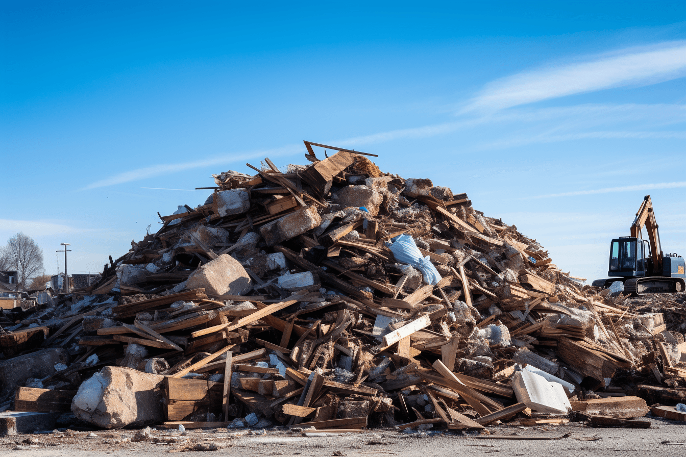 Eco-friendly construction debris disposal