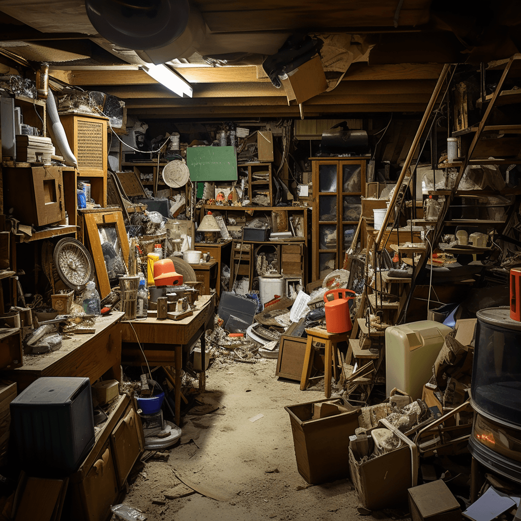 Professional hoarding cleanup team