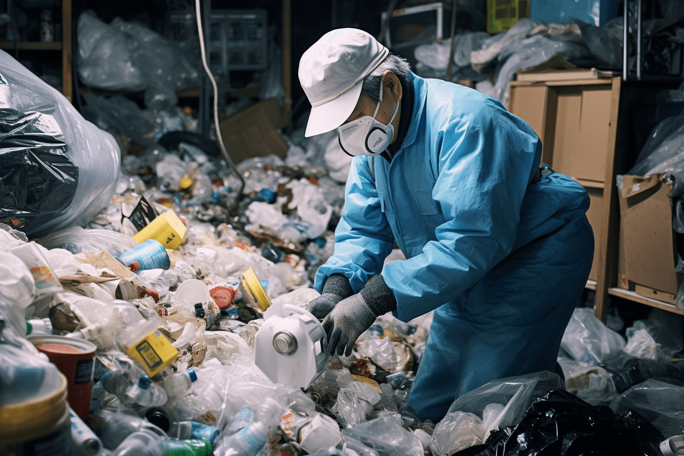 Professional hoarding cleanup service